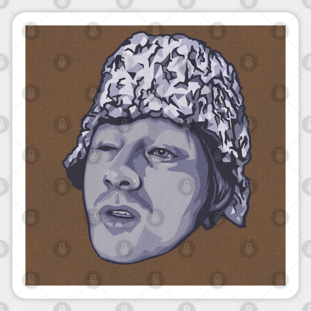 Limmy TinFoil Hat •• Original Drawing Fan Art Limmys Show Sticker